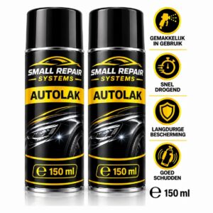 Autolak + Blanke lak Spuitbus 150ml Audi Eissilber LX7W
